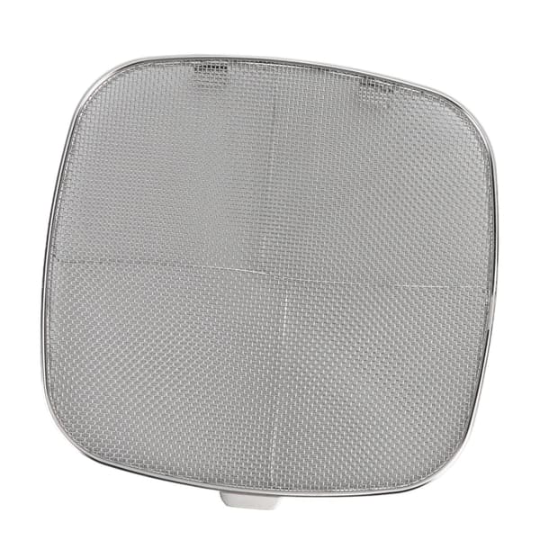 Friteuse Sprutskjerm 304 Rustfritt Stål Dobbeltdekker Frityr Sprutskjold for Oval Grillmaskin Hjemme