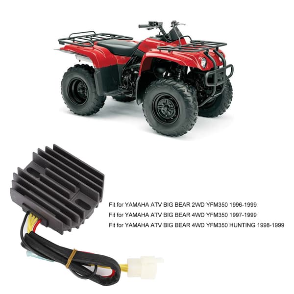 Regulator Ensretter Udskiftning 3 Gul 1 Rød 1 Sort Ledning Passer til YAMAHA ATV