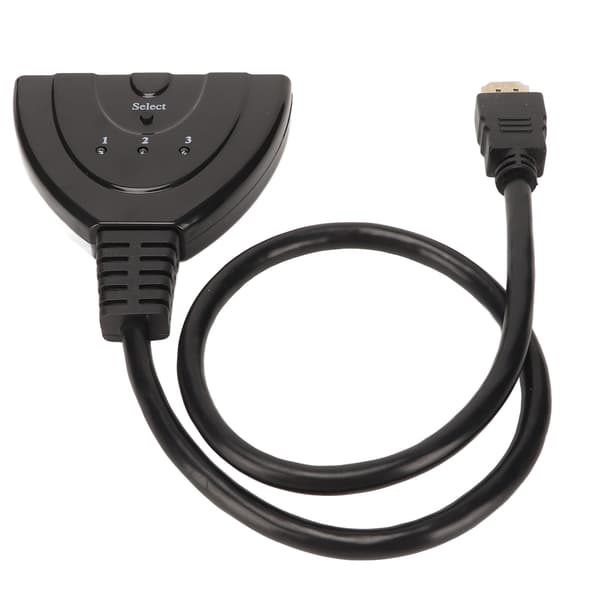 3-ports HD Multimedia Interface Switcher 3 ind 1 ud 3D 1080p HD Multimedia Interface Splitter til HDTV DVD til PS3 til PS4