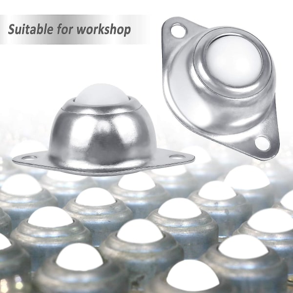 12 Pack Nylon Ball Caster Siirtolaakerit kuljettimelle, voimansiirrolle, huonekaluille