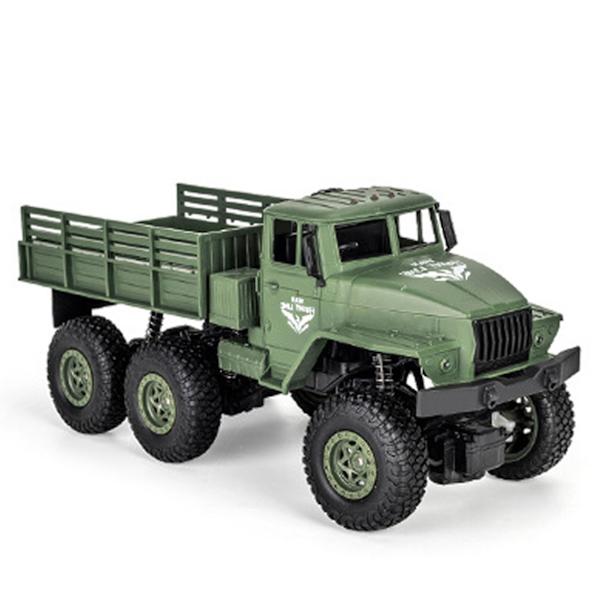 JJRC 1/18 2.4Ghz 4WD Fordon RC Bil Elektrisk Sex Hjul Simulerad Lastbil Modell Leksak Typ A