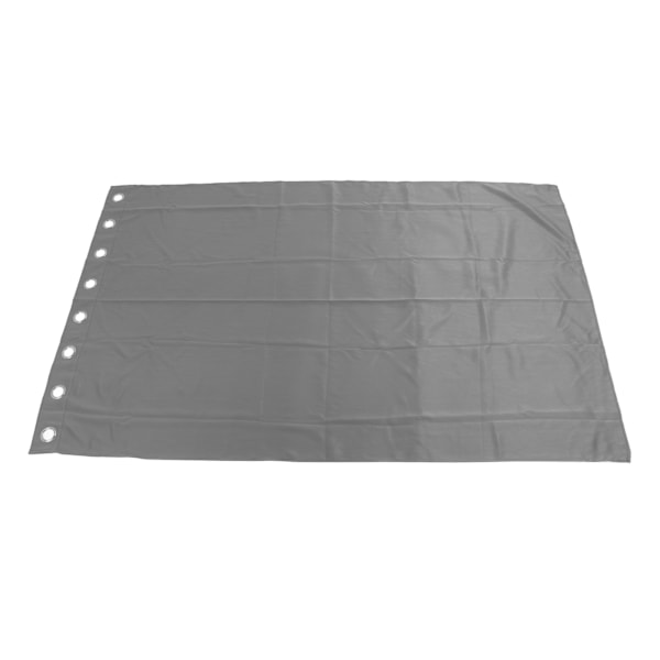 Grommet Mørklægningsgardiner Punch Free Termisk Isolerede Rum Mørklægning Gardiner til Soveværelse Stue Grå 132x213cm / 52.0x83.9in