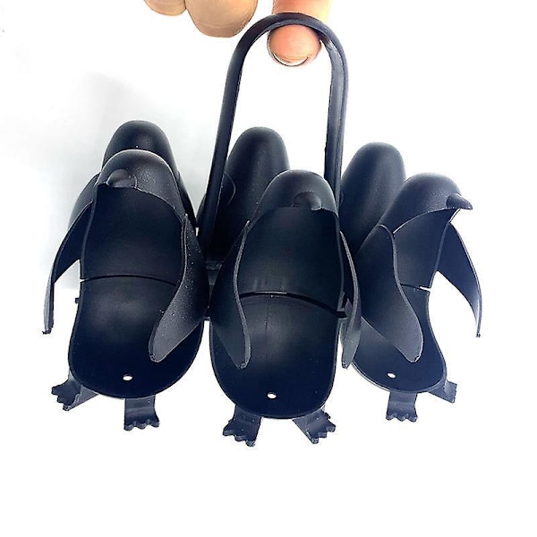 Morsom Svart Eggkopp Universal Egg Holder og Oppbevaringsboks for Perfekt Eggpresentasjon