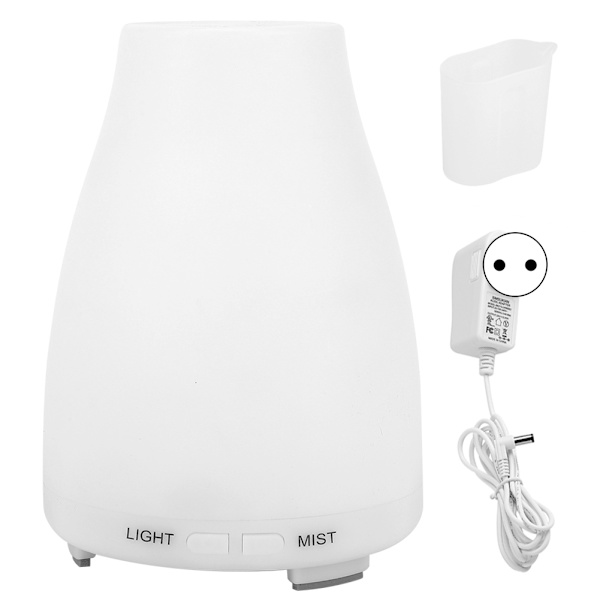Aroma Diffuser Luftfugter til Skrivebord med LED Natlys til Hjemmekontor 200ml 100‑240VEU Stik