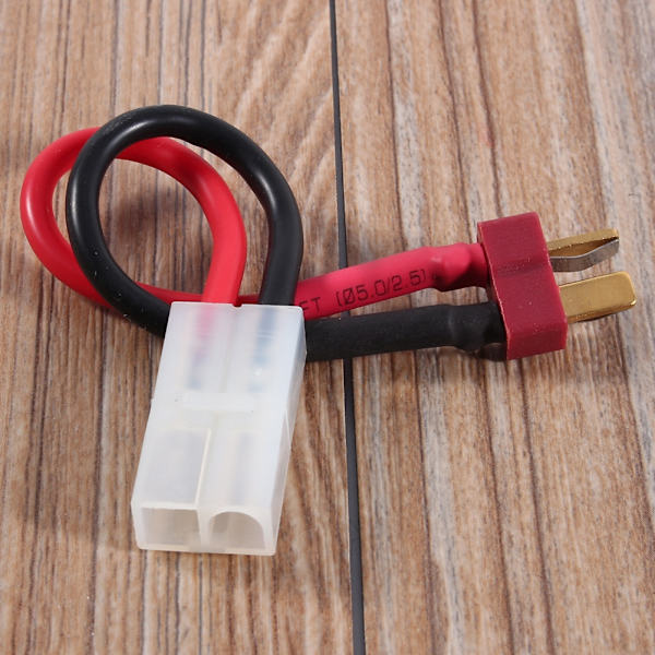 Deans Style T-stik hanstik 14AWG blødt silikonetrådkabel