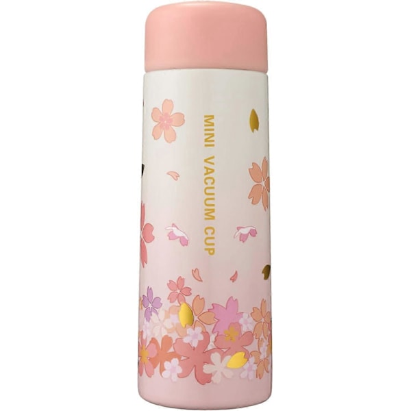 Isolerade vattenflaskor, BPA-fri mini vakuumflaska i rostfritt stål, liten termos (200ml Rosa)