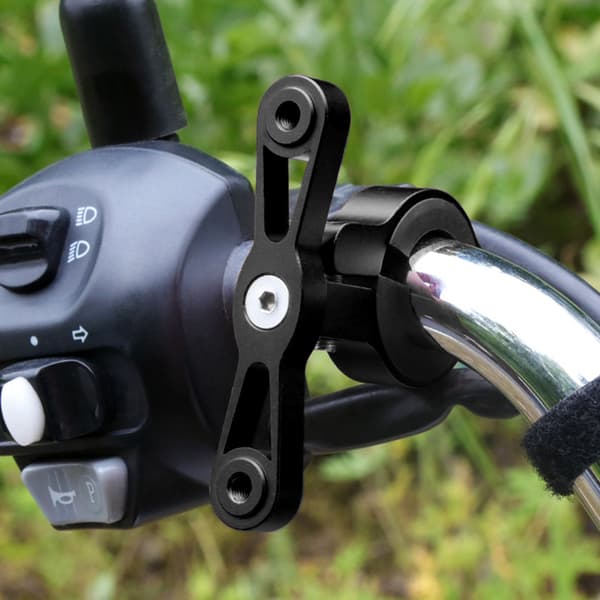 Flaskhållare i aluminiumlegering för cykel, justerbart koppfäste, adapter, svart