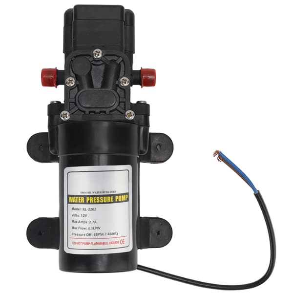 Vattentrycksmembranpump självsugande membranpump högtrycksvattenpump för utomhusbruk RL 2202 12V