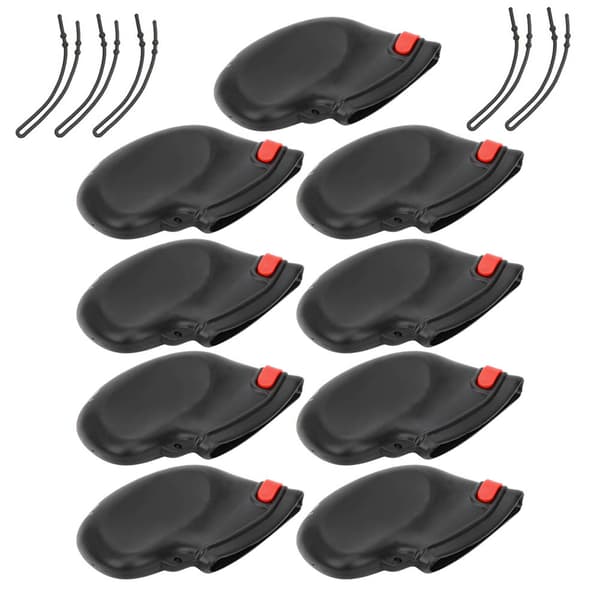 9 st Utsökta PVC Golfklubba Järn Huvudskydd Golf Putter Klubba Huvudskydd Set