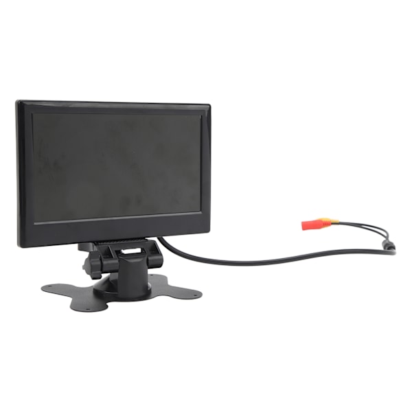 7-tums bilbackkamera, 12 till 24 V, 170 graders vidvinkel, färgskärm, LCD HD, tvåvägs videoingång för lastbil, släpvagn, skåpbil, 4 LED-lampor
