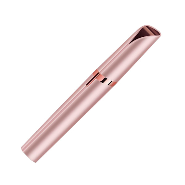 Elektrisk øyenbrynstrimmer Incisive Cutter Head Bærbar ansiktshårfjerner for kvinner Rose Gold