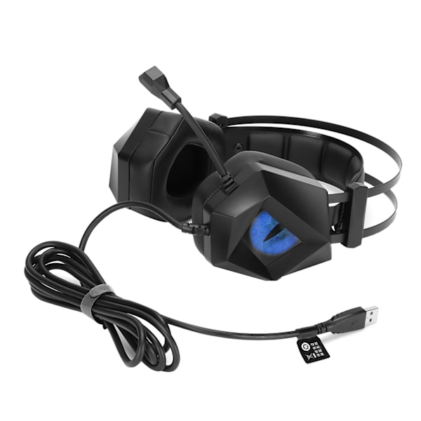 TAIDU Trådbundet spelheadset med brusreducering för spel och dator