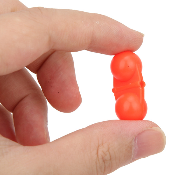Bärbar Dubbla Rattle Fishing Attractor Bell Beads - 40st