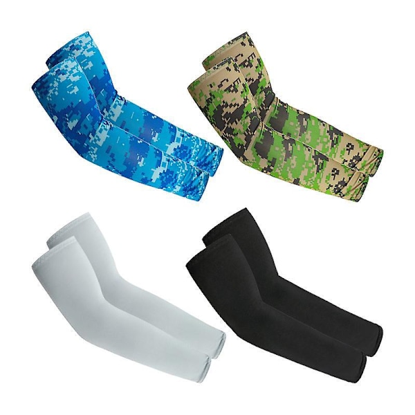 UPF 50 UV-skyddande svalkande armskydd Unisex Sport 4-pack