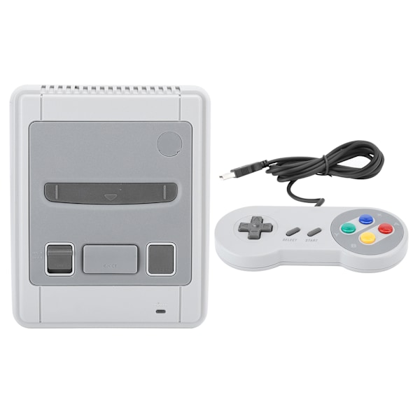 Vintage Spilkonsolboks med kablet gamepad unikt designet til Raspberry Pi 3B+/3B/2B/B+