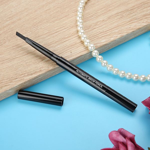 Ögonbrynspenna Vattentät ögonbrynspenna Triangulär spets med borste Makeup Cosmetic Black