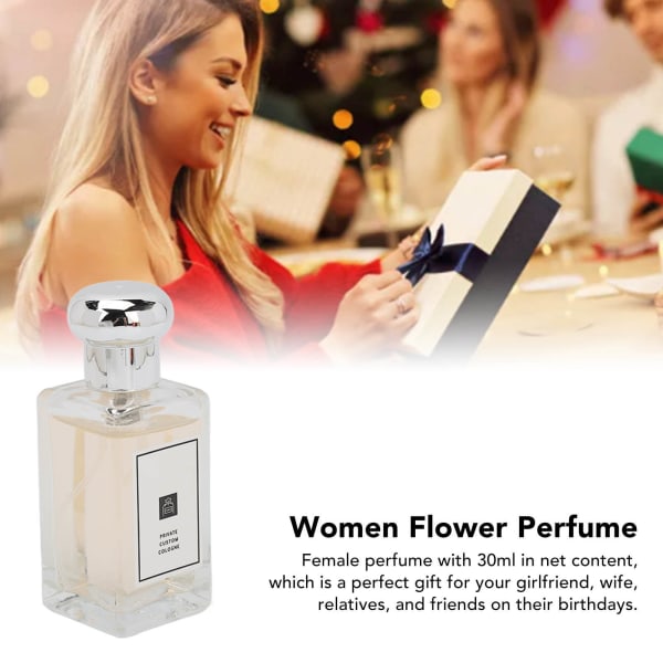 Lätt doft blommig fruktig parfym kvinnor Utsökt långvarig uppfriskande parfym för kontor 30 ml