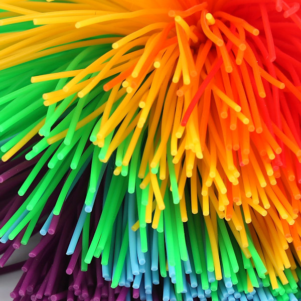 Rainbow Color Silikon Stress Relief Lekeball