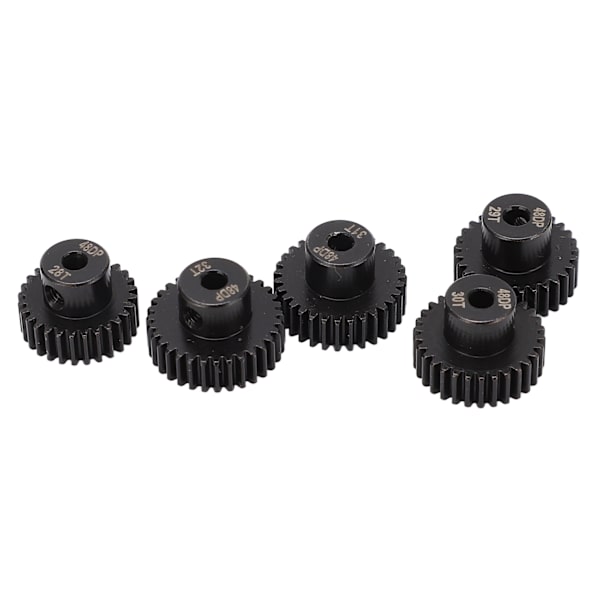 48DP 0,53M Tandhjulssæt 3,175mm Aksel Metal Motor Gear til 1/10 Modelbil 28T 29T 30T 31T 32T