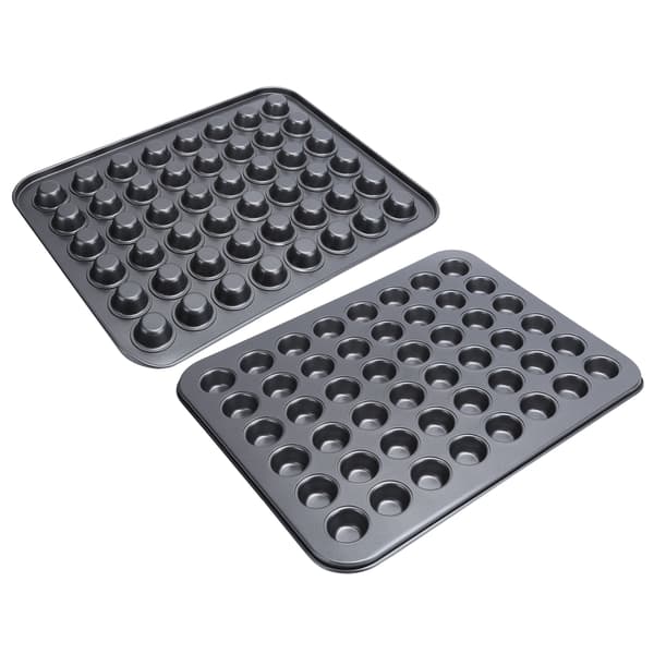 48-kops non-stick mini rund cupcakeform bageform bageudstyr madlavningstilbehør