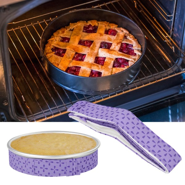 Husholdning DIY Kake Bakebrett Form Beskyttelse Stropp Strips Bakeware Kjøkkenutstyr