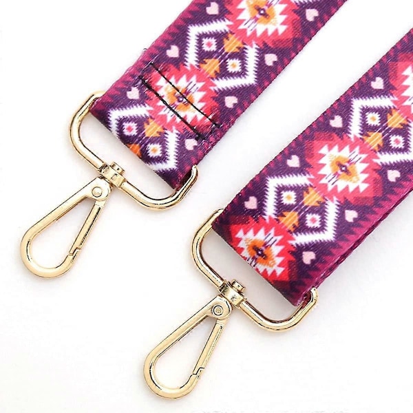 Justerbar Axelrem Ersättningsbälte Bred Crossbody Canvasväska Handväskor 3.8cm