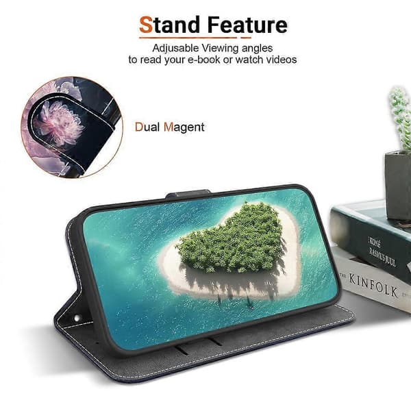Compatible Wallet Case for Samsung Galaxy S25 FE, Anti-Drop Pattern Print Leather Flip Case with Strap Plum