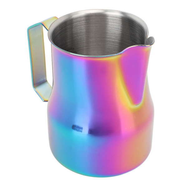 Mælkekande 450ML 304 Rustfrit Stål Skummende Kop Drypfri Kaffe Dampende Kande Farverig