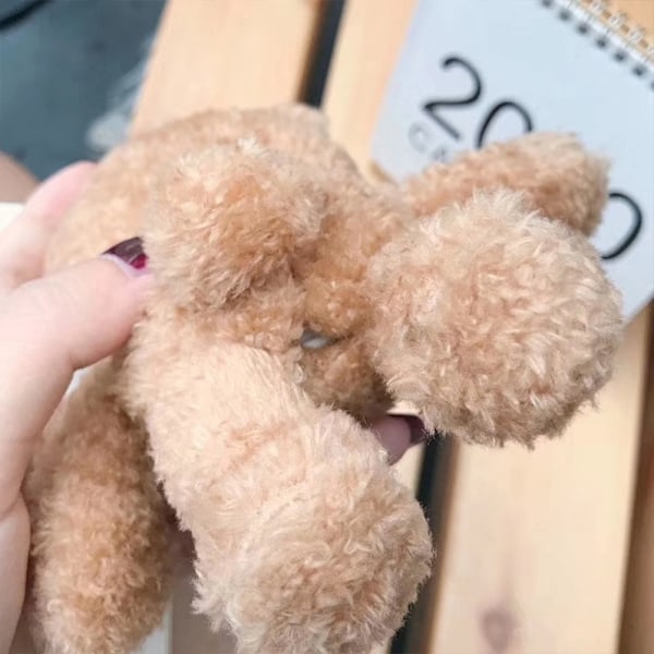 Gosig 3D brun björn fodralöverdrag Söt vintertecknad fodralöverdrag för Air Pods hörlurstillbehör