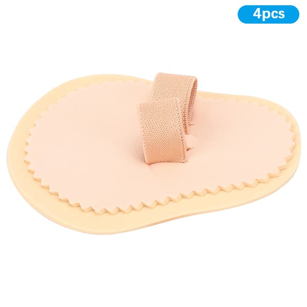 4st Tåriktare Separatorer Skydd Bunion Splint Corrector Tåspridare Skydd 2 Hål