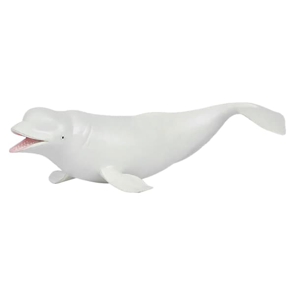 Hvidhval Model PVC Plast Simulation Hvidhval Dekoration Simulation Dyrefigur Legetøj