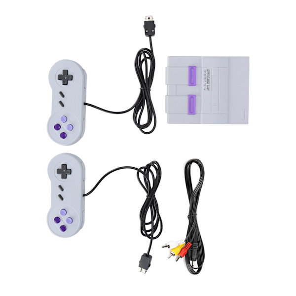 Spilkonsol - Klassisk 8-bit TV-spilkonsol til familieunterholdning og fritid 110‑240VEU-stik