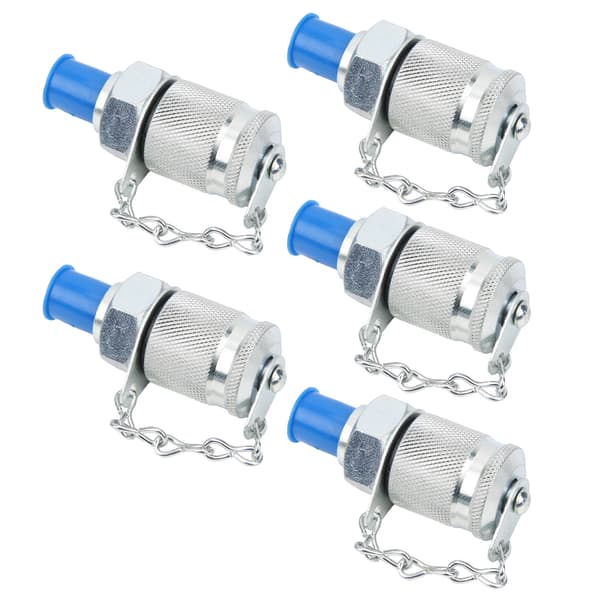 5 stk. hydraulisk testadapter gjenge testkobling koblinger trykkmåling PT/PPTM10 x 1.25