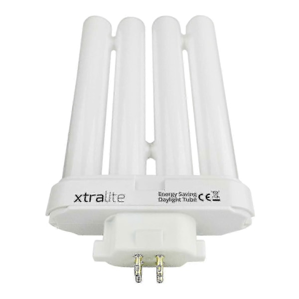 Xtralite 27w päivänvalolamppu High Vision -lukuvalaisimiin, 4-nastainen Gx10q-4 Quad -putki (6500k) 2 kpl