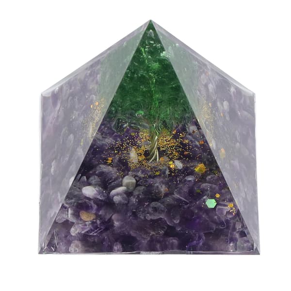 Krystal Pyramide Orgon Pyramide Hjem Håndværk Ornamenter til Energi Healing Ro