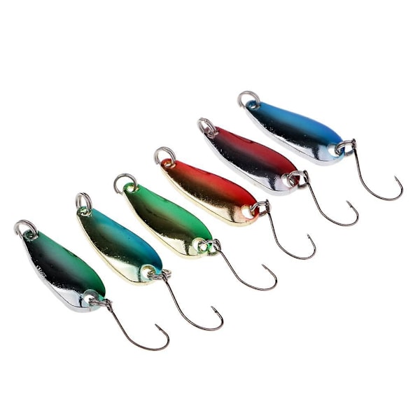 12 stycken fiskedrag skeddrag metall hårda beten crankbaits redskap