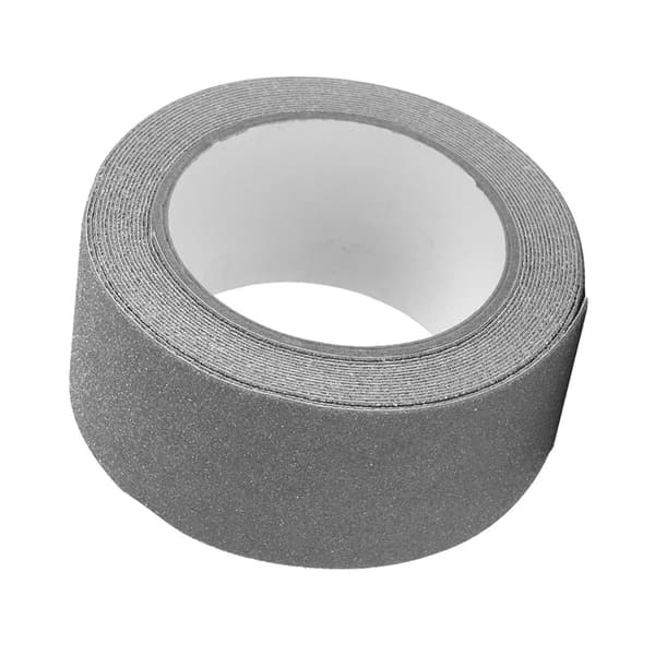 Farverig 5M*5cm PVC skridsikker tape til trappetrin, gulvsikkerhedsdekoration (grå)