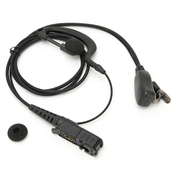 WalkieTalkie-hodetelefon G-formet ørepropp og mikrofon for Motorola XIR P6620/P6600/XPR3300/XiR E8600/E8608/MTP3100/3150/3250