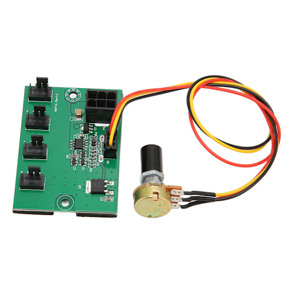 4 Pin Fläkt Adapter 2 Pin 3 Pin 4 Way 6Pin 12V Power Plug and Play PC Chassi Kylfläkt Hub för PC Fläkt