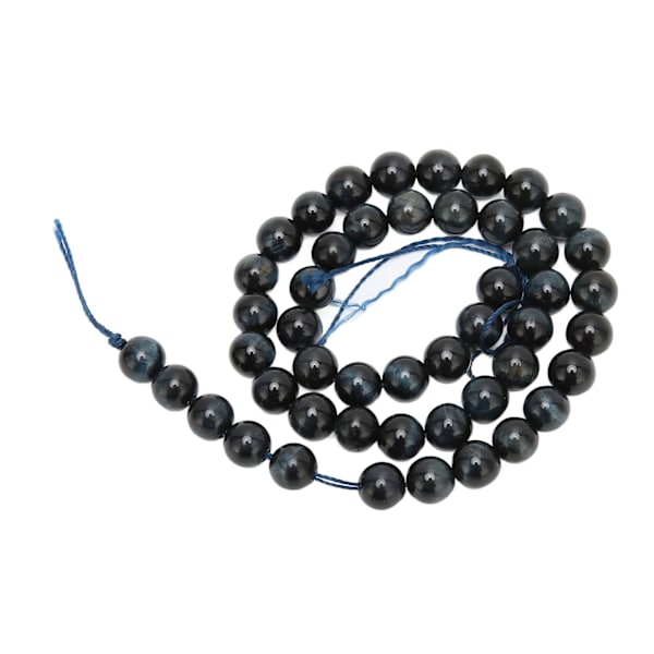 Tiger Eye Stone String Dekorativt Armbånd Anheng for DIY Håndverk Pynt 8mm Diameter Perle