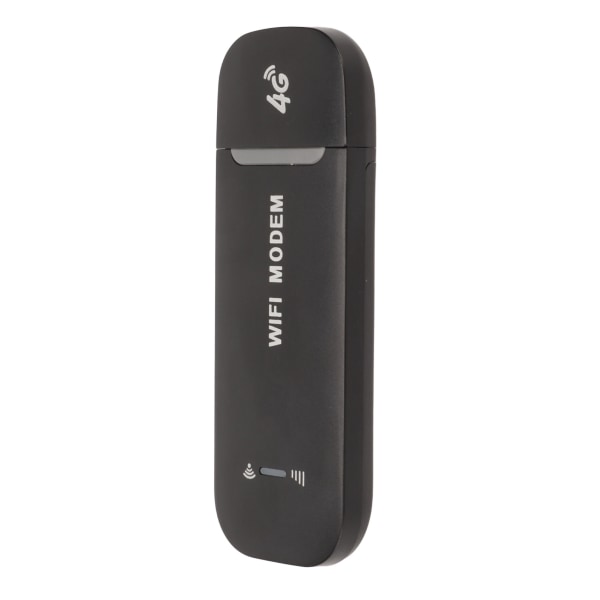4G WiFi-ruter Svart Opp til 10 brukere Stabil Enkel tilkobling USB Plug and Play 4G LTE-ruter for Hotspot Micro SIM-kort Telefon PC