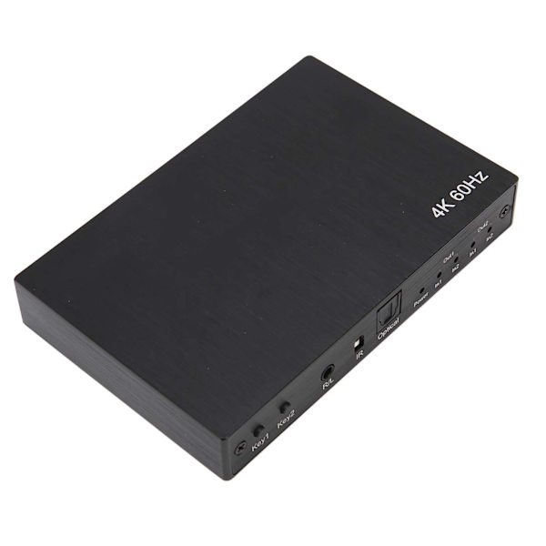 4K 60Hz HD Multimedia Interface Switch Splitter 4K 3D 1080P HDCP2.2 HDR 10 2x2 HD Multimedia Interface Switcher 100‑240V EU Plug