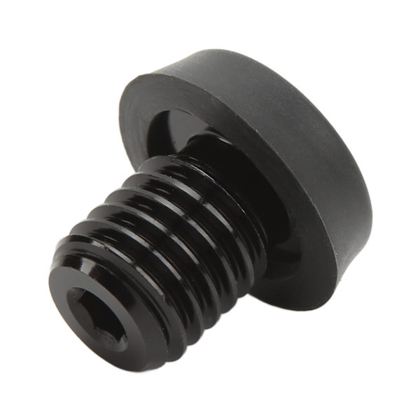 Billiard Cue Bottom Cover Aluminium Alloy Plastic Rear Plug Pool Stick Bumper Protector Black