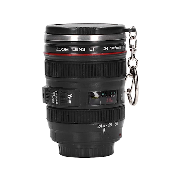 100 ml kameraobjektivmugg i rostfritt stål EF 24-105 mm F 4.0L USM objektivkaffemugg för fotoälskare