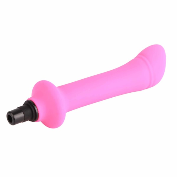 Silikone Fascia massagehoved Vandtæt blank overflade Blød muskel massager erstatningshoved Pink 0,5 ~ 0,5 tommer