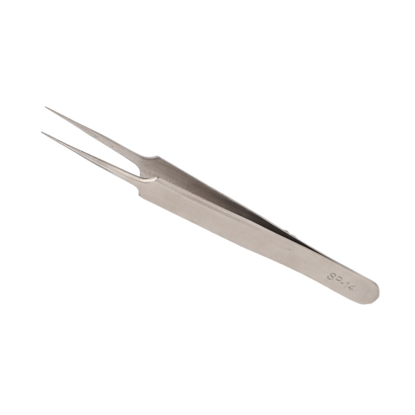 Ruostumattomasta teräksestä valmistetut ammattimaiset pinsetit, jotka estävät magneettisuuden, karkaistut, erittäin joustavat ja tarkat pinsetit SP12