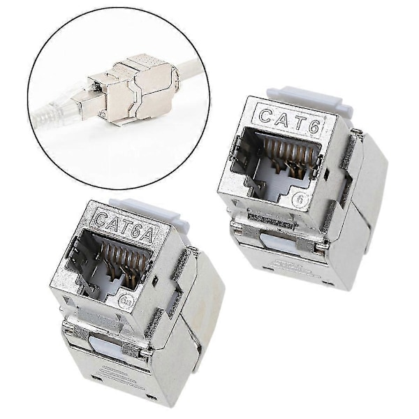 Cat6 Cat6a Skjermet Ftp Rj45 Legeringsmodul Keystone Jack Nettverkskontakt