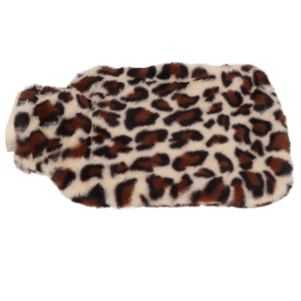 Leopard Print Varmtvann Bag Fasjonabel Praktisk Fluff Cloth Hjem Soverom Varmtvannsflaske Sekk