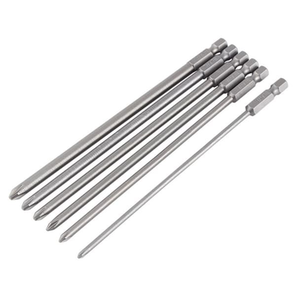 S2 Stål 1/4\" Fäste Magnetisk Skruvmejselbits Set (6 st)