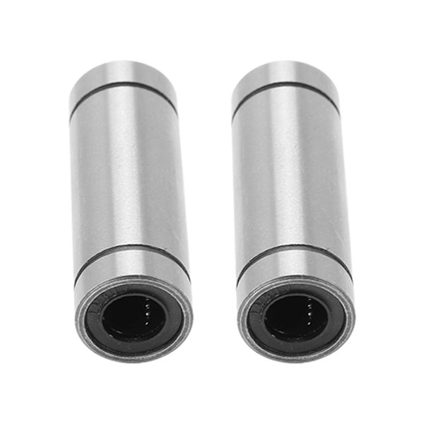 2PCS Cylinder Linear Motion Ball Bearing Nickel Plated Surface Linear Rail Guide Accessories för 3D-skrivare